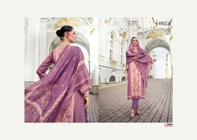 Iznik Vol 4 By Ibiza Simar Muslin Digital Printed Salwar Kameez Wholesale Shop In Surat